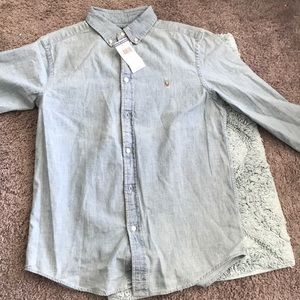 Long sleeve denim button down